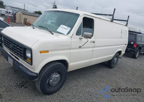 1985 Ford Econoline E250 Van из США, поврежденный, VIN 1FTFE24F0FHA66239